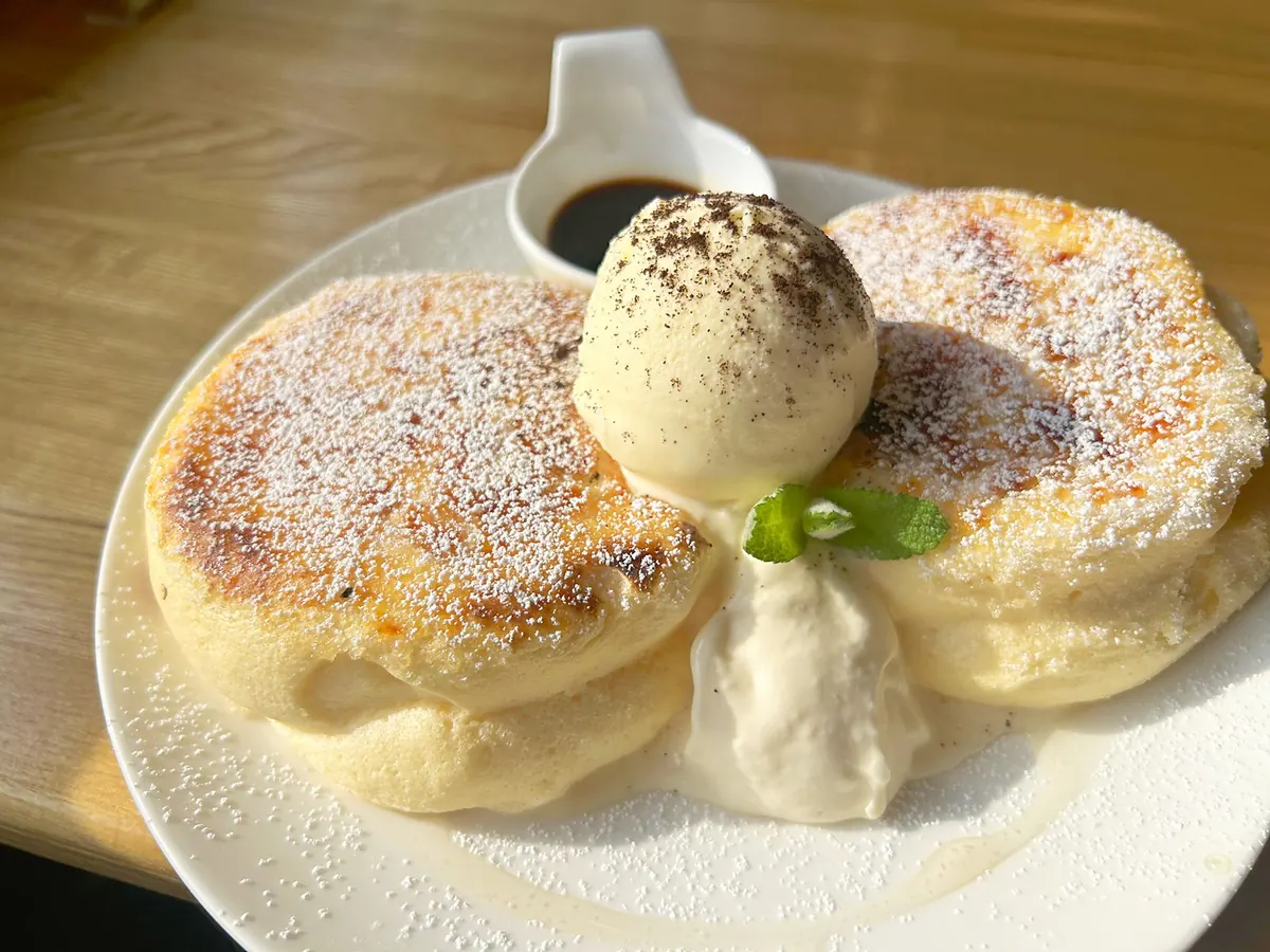 エスプレッソのブリュレパンケーキ